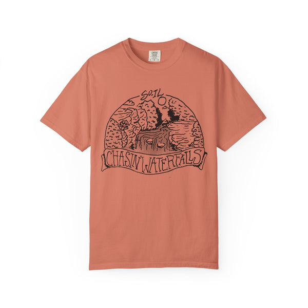 Chasin' Waterfalls- Comfort Colors Heavyweight Style T-Shirt